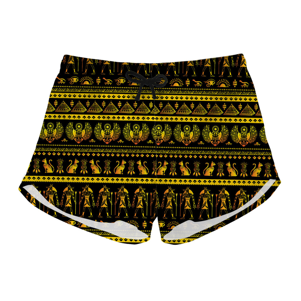 Ancient Egyptian Pattern Print Women's Shorts