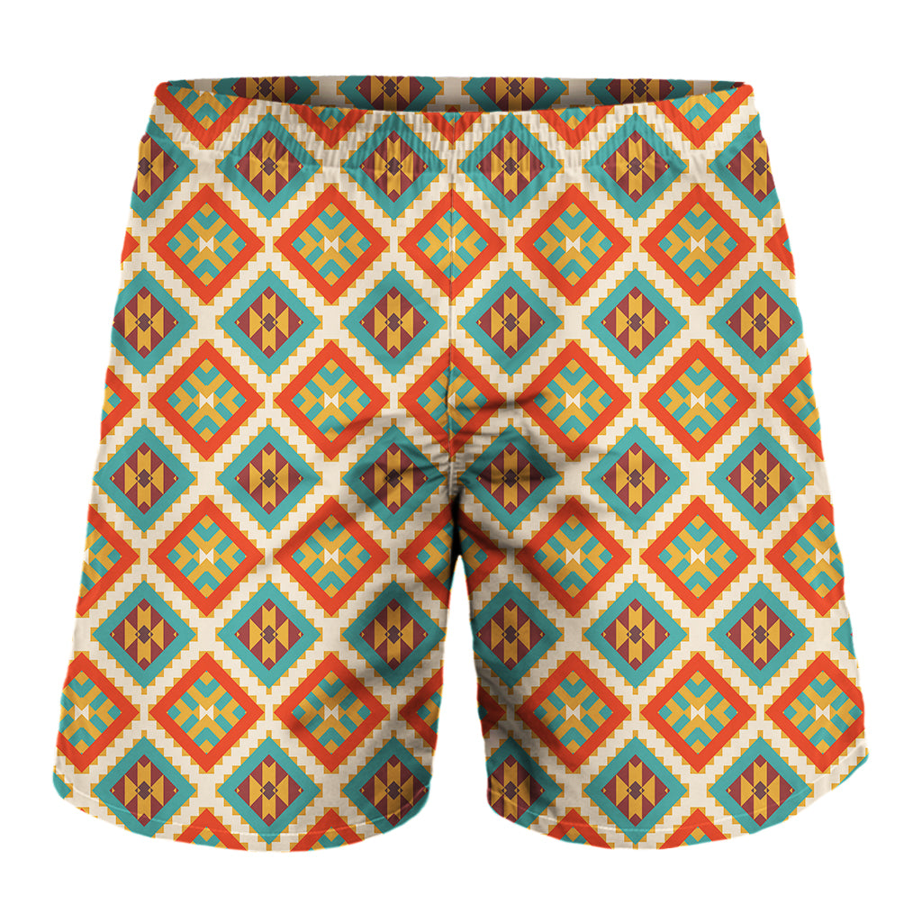 Ancient Geometric Navajo Print Men's Shorts
