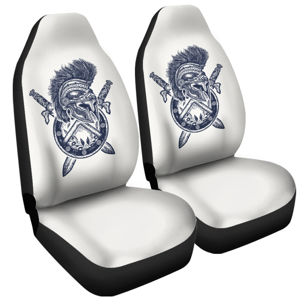 Ancient Spartan Print Universal Fit Car Seat Covers