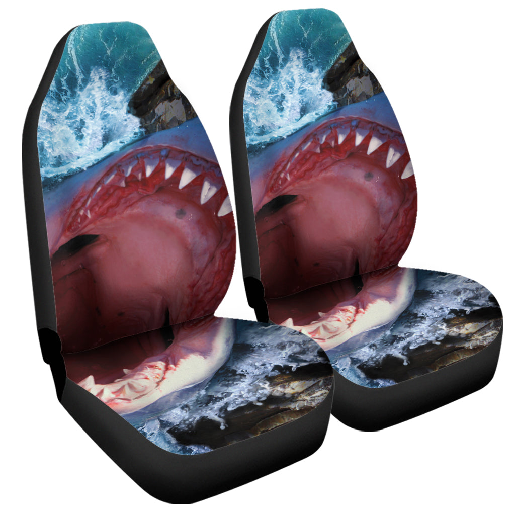 Angry Shark Print Universal Fit Car Seat Covers