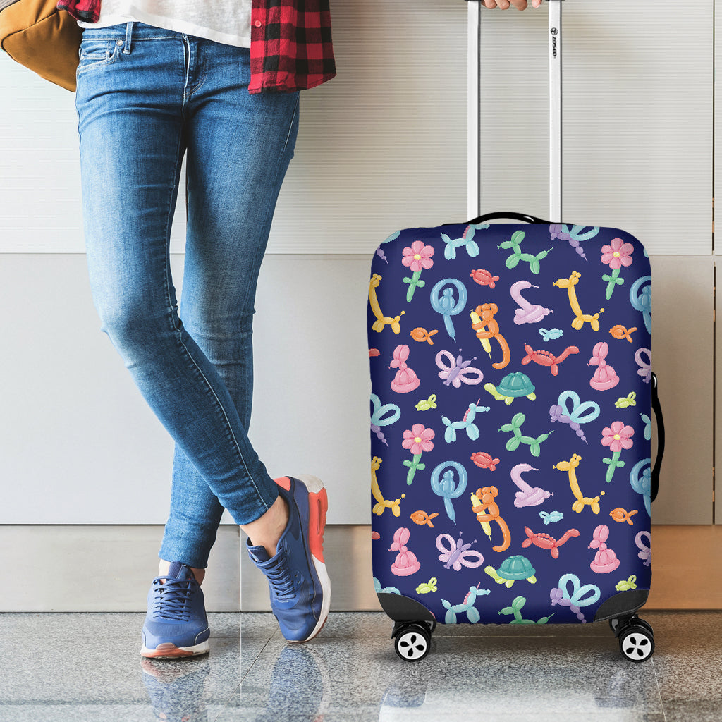 Animal Balloon Pattern Print Luggage Cover