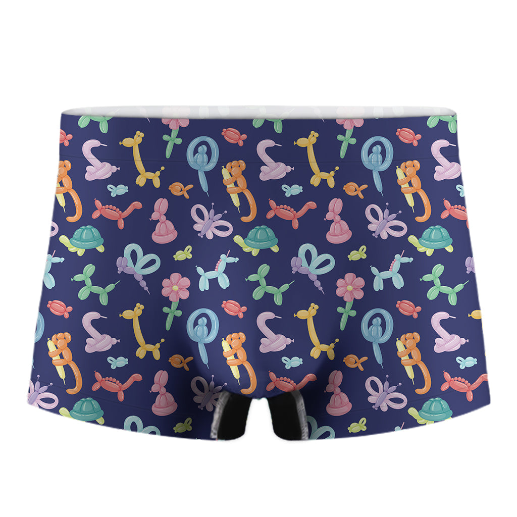 Animal Balloon Pattern Print Men's Boxer Briefs