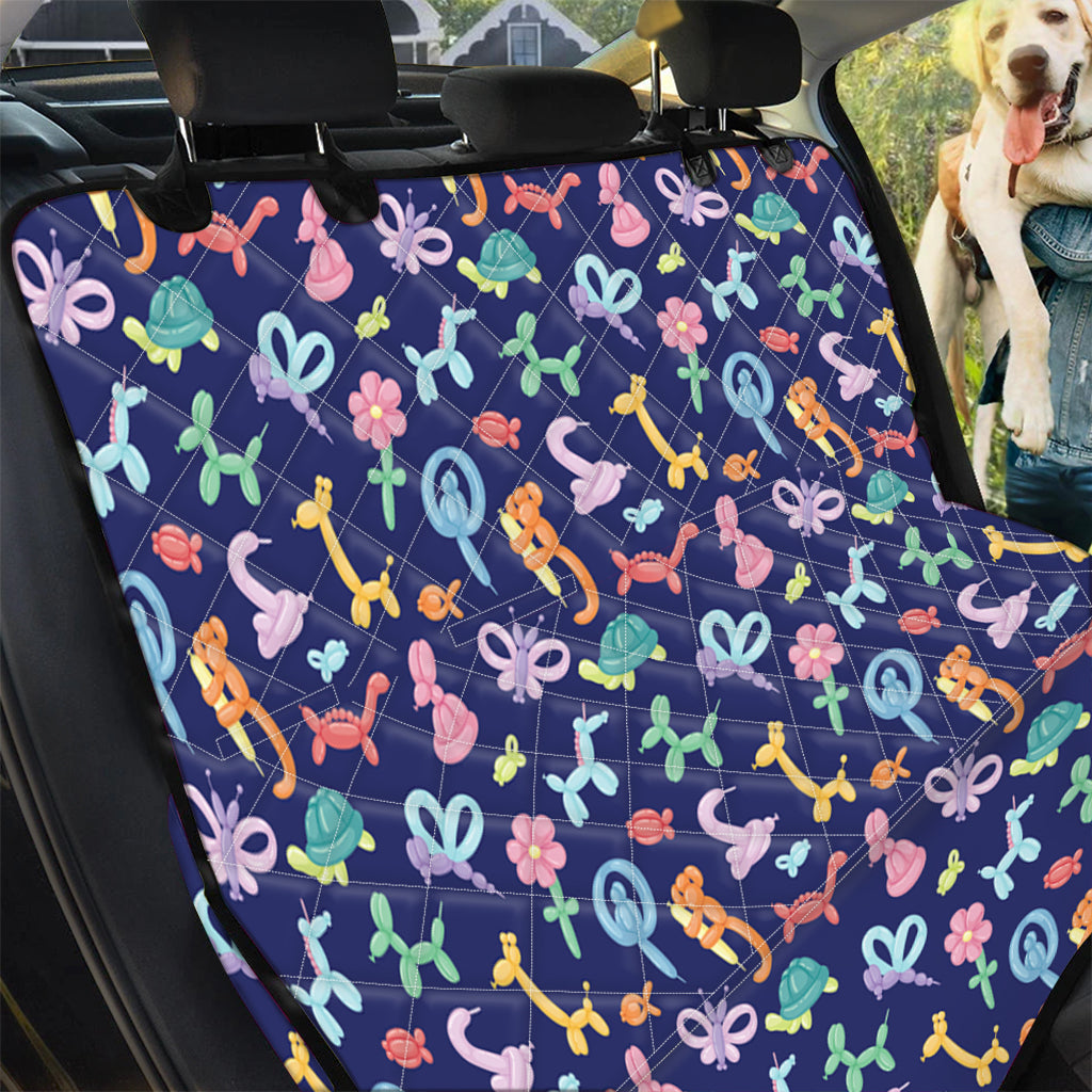 Animal Balloon Pattern Print Pet Car Back Seat Cover