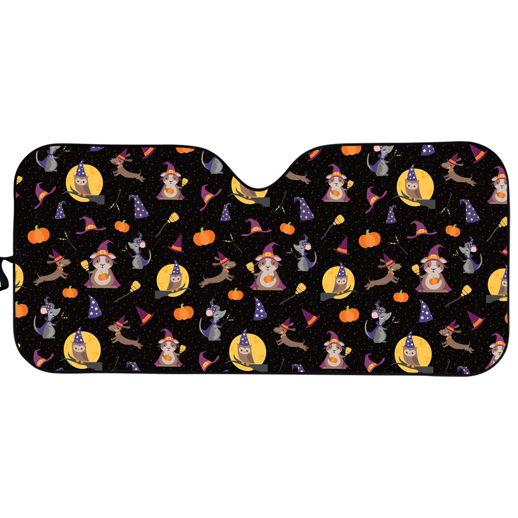 Animal Wizard Pattern Print Car Sun Shade