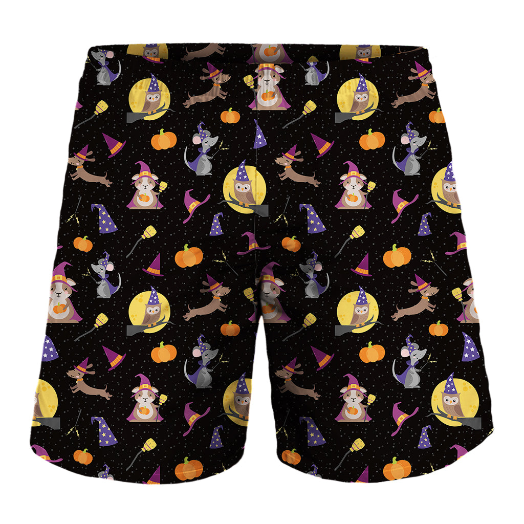 Animal Wizard Pattern Print Men's Shorts