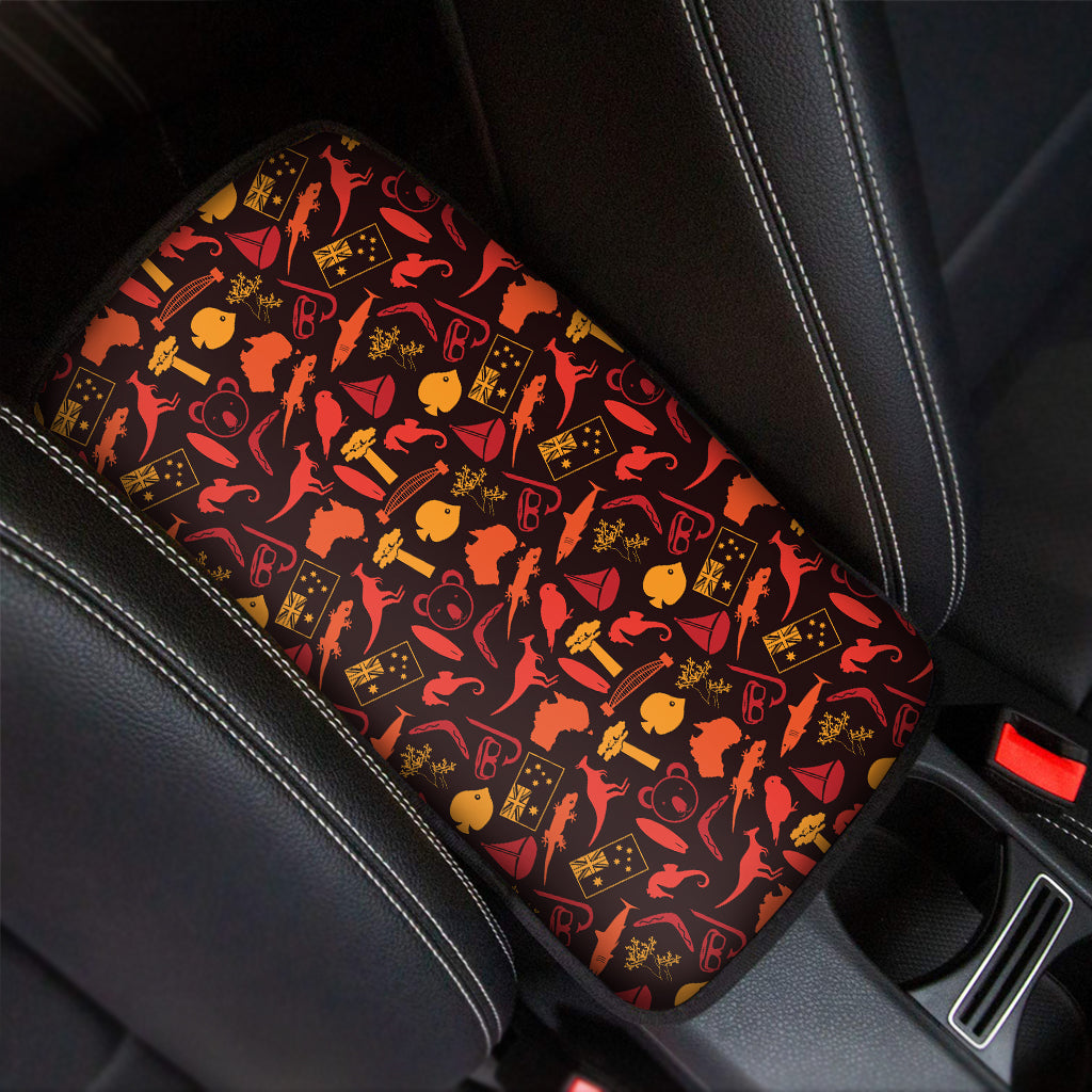 Australia Country Pattern Print Car Center Console Cover