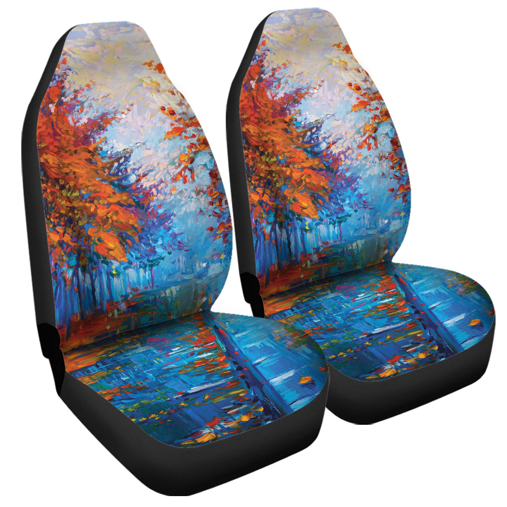 Autumn Painting Print Universal Fit Car Seat Covers