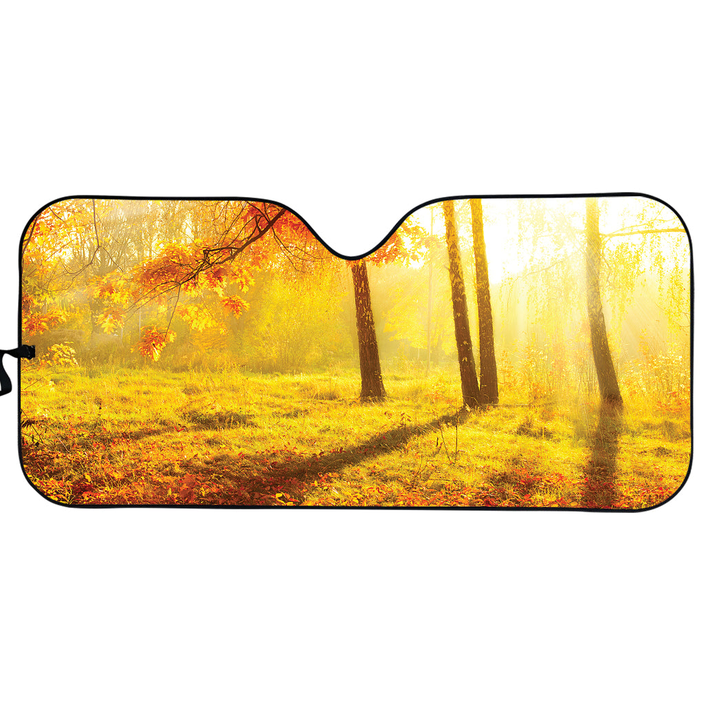 Autumn Trees Print Car Sun Shade