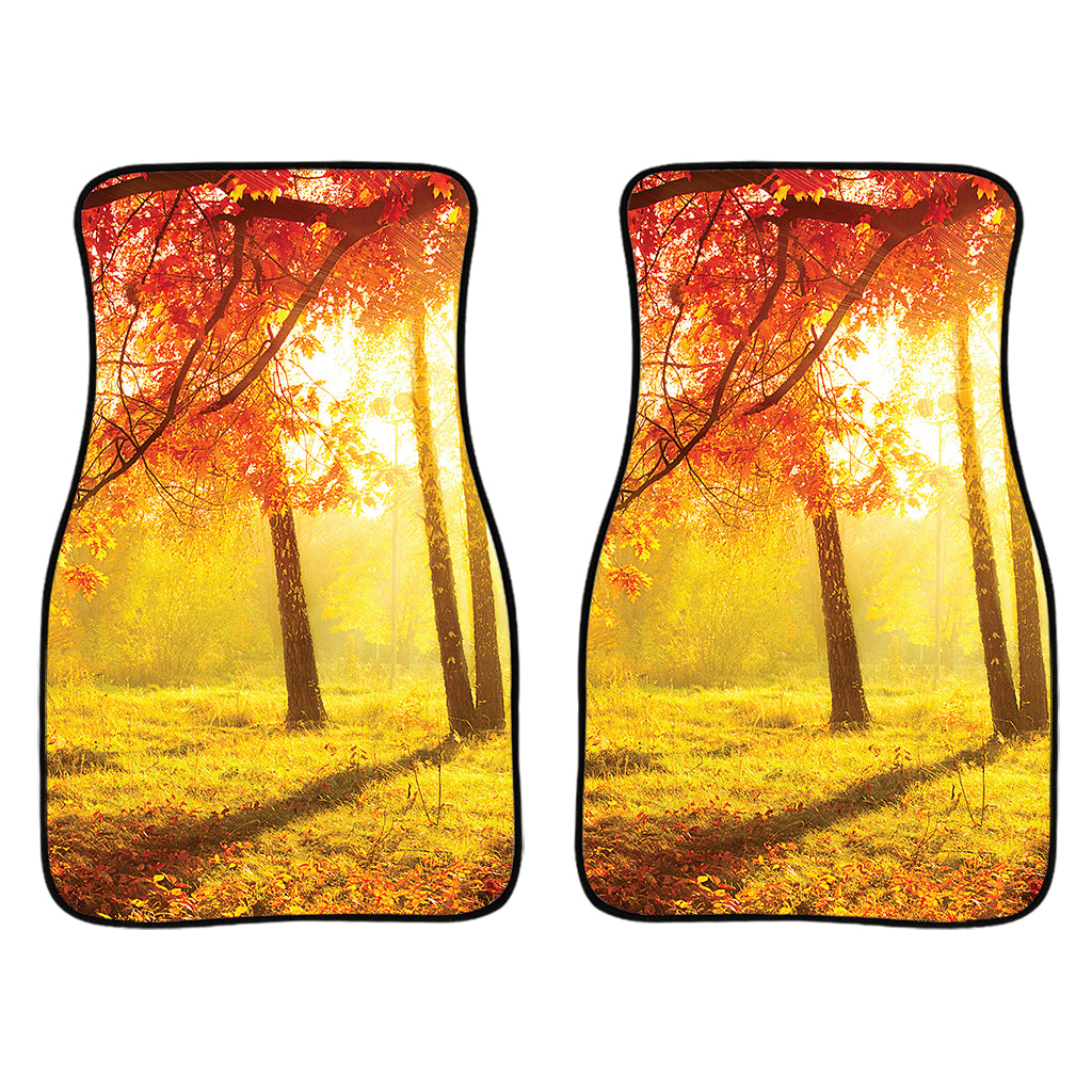 Autumn Trees Print Front Car Floor Mats