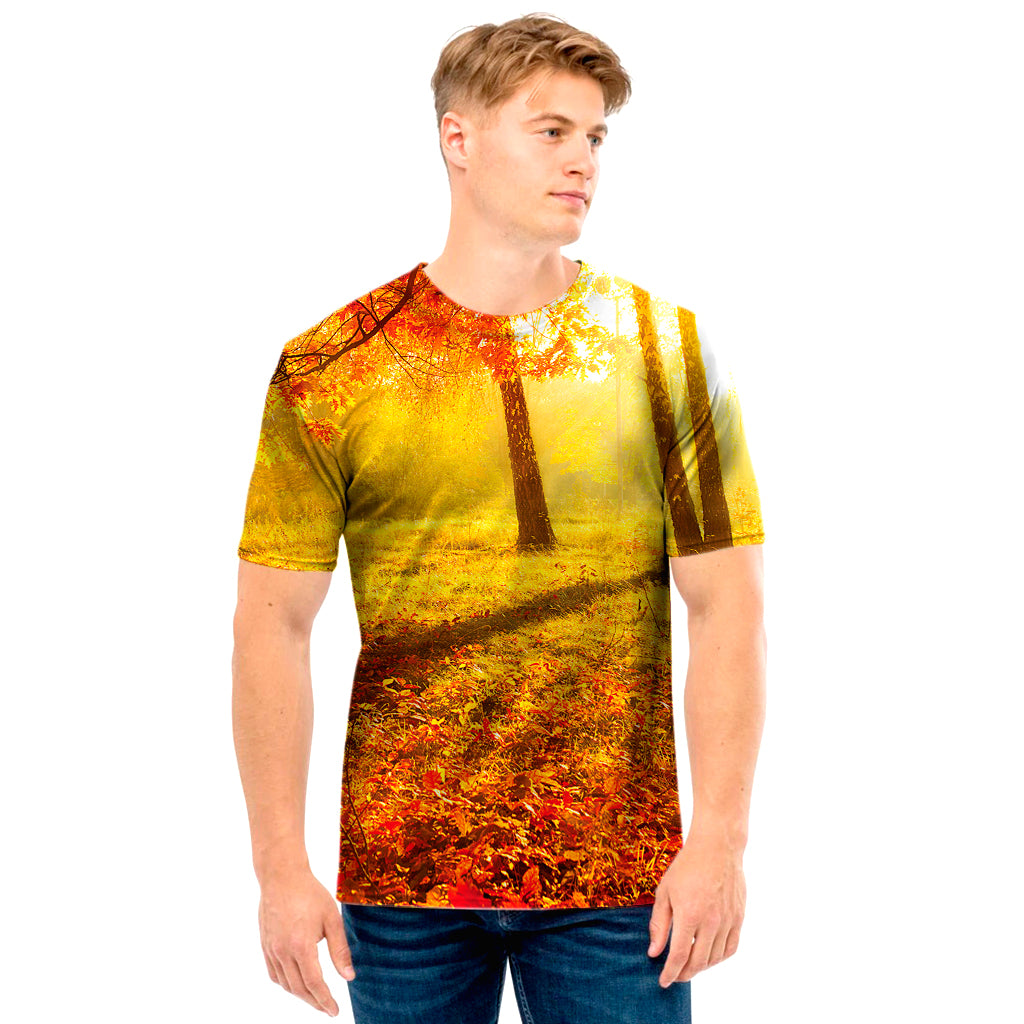 Autumn Trees Print Men's T-Shirt