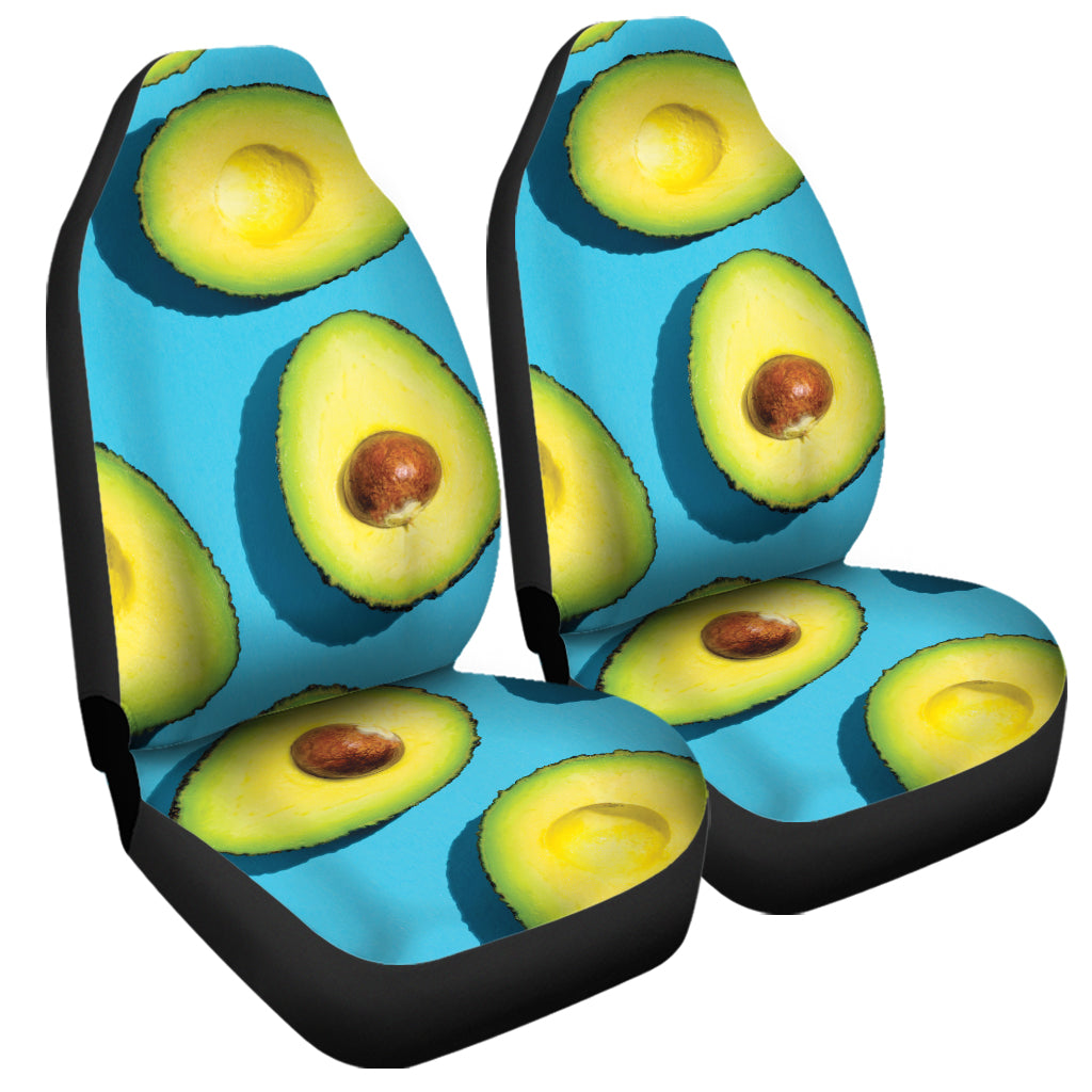 Avocado Cut In Half Print Universal Fit Car Seat Covers