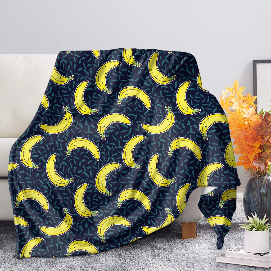 Banana Fruit Pattern Print Blanket