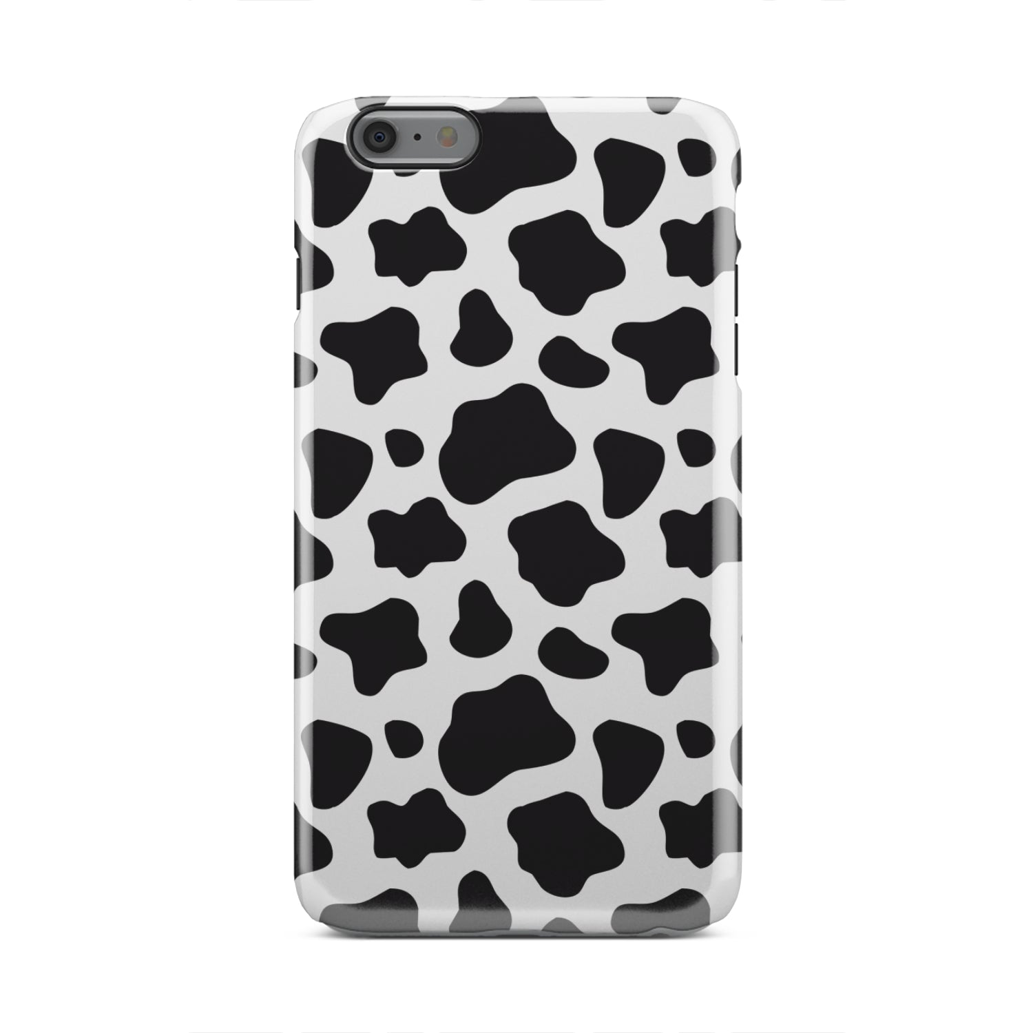 Black And White Cow Print Tough Phone Case