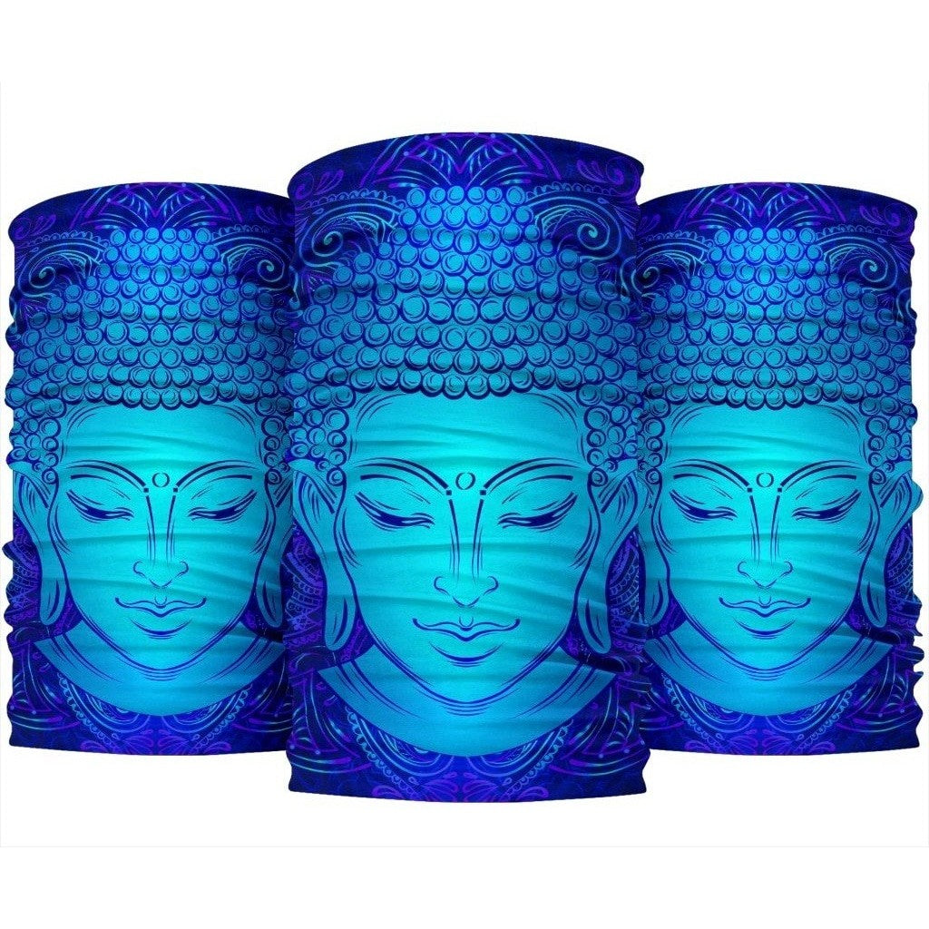 Blue Buddha Print 3-Pack Bandanas