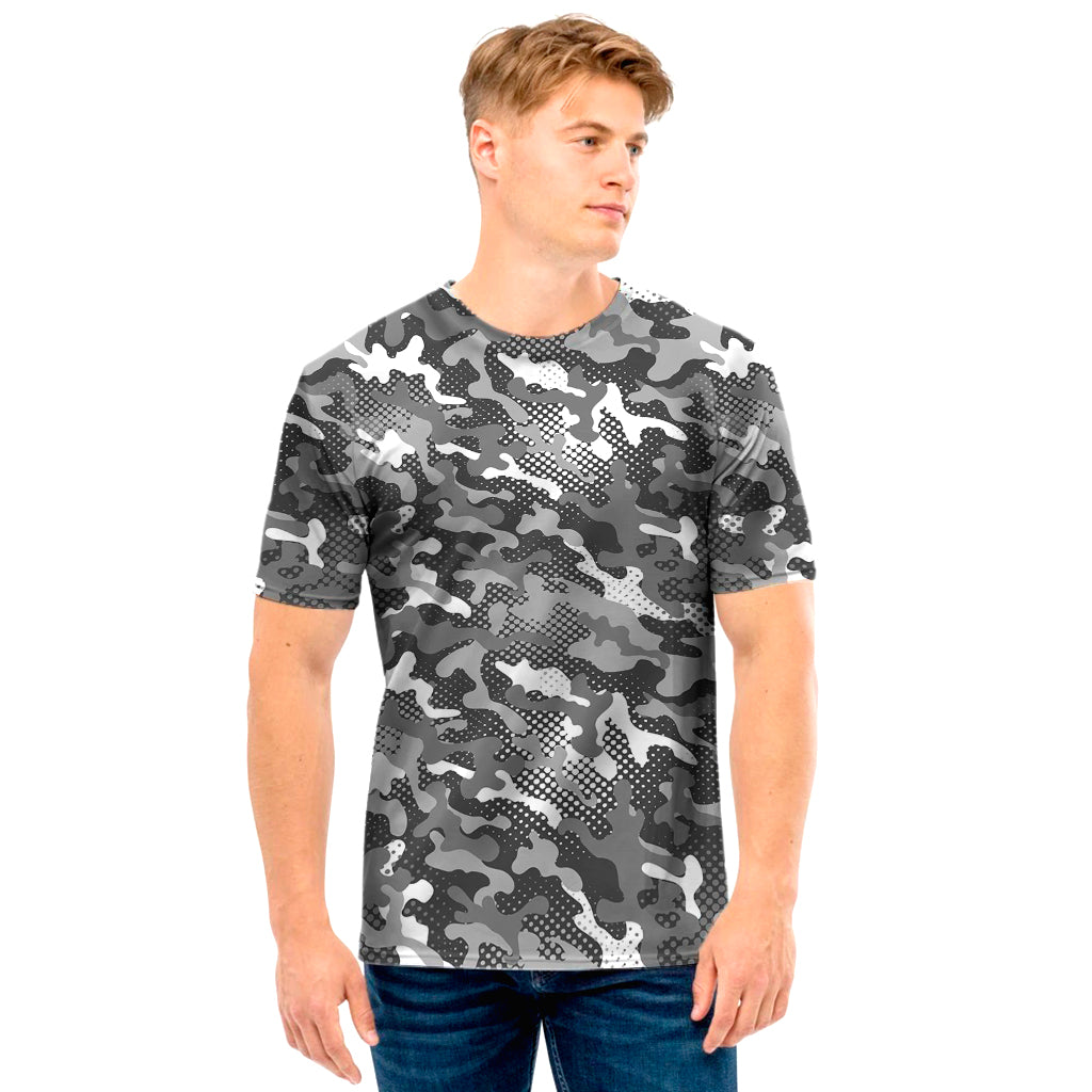 Camouflage Dazzle Pattern Print Men's T-Shirt