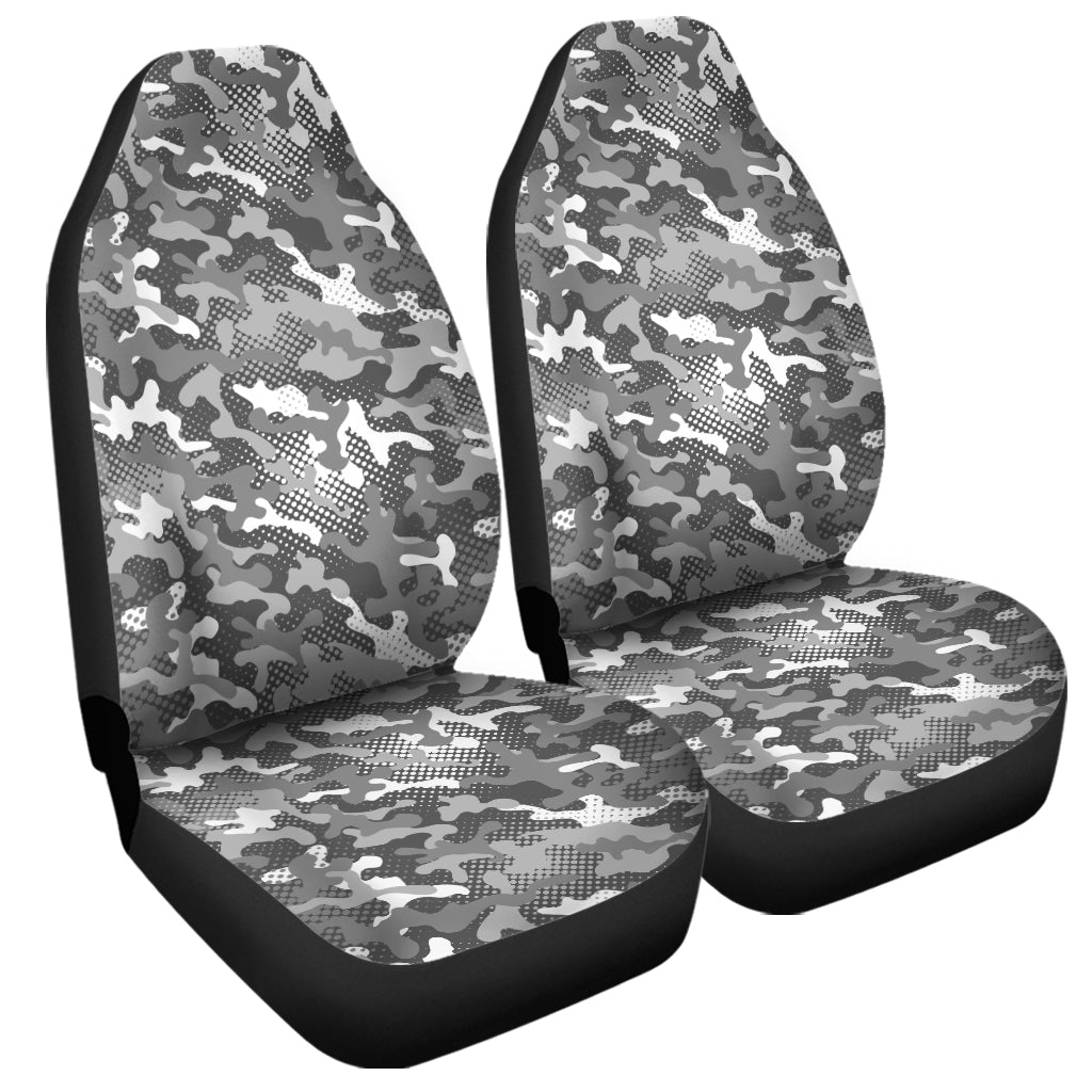 Camouflage Dazzle Pattern Print Universal Fit Car Seat Covers