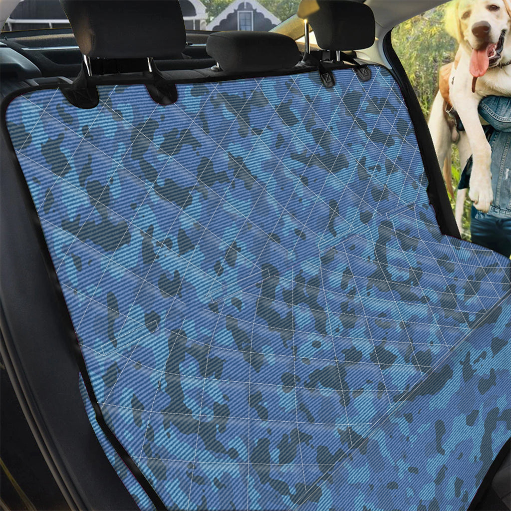 Camouflage Denim Jeans Pattern Print Pet Car Back Seat Cover