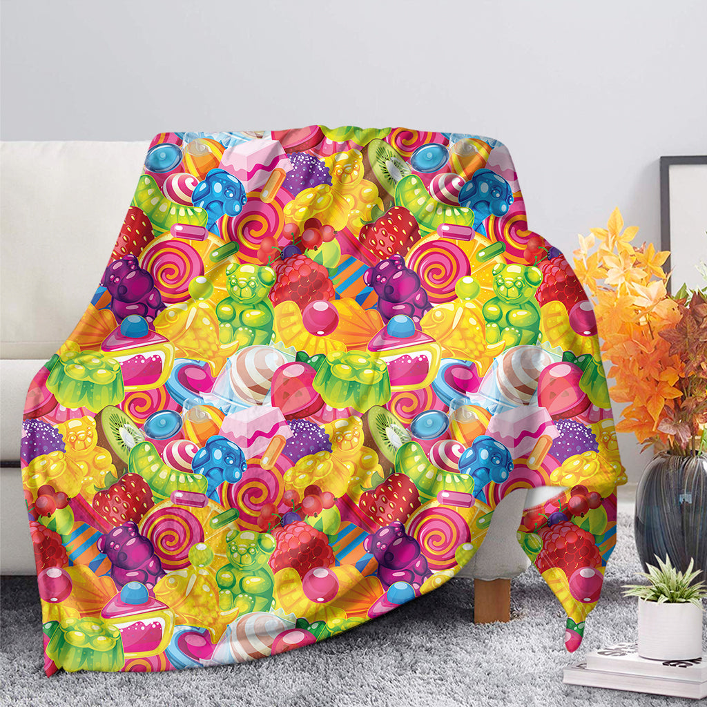 Candy And Jelly Pattern Print Blanket