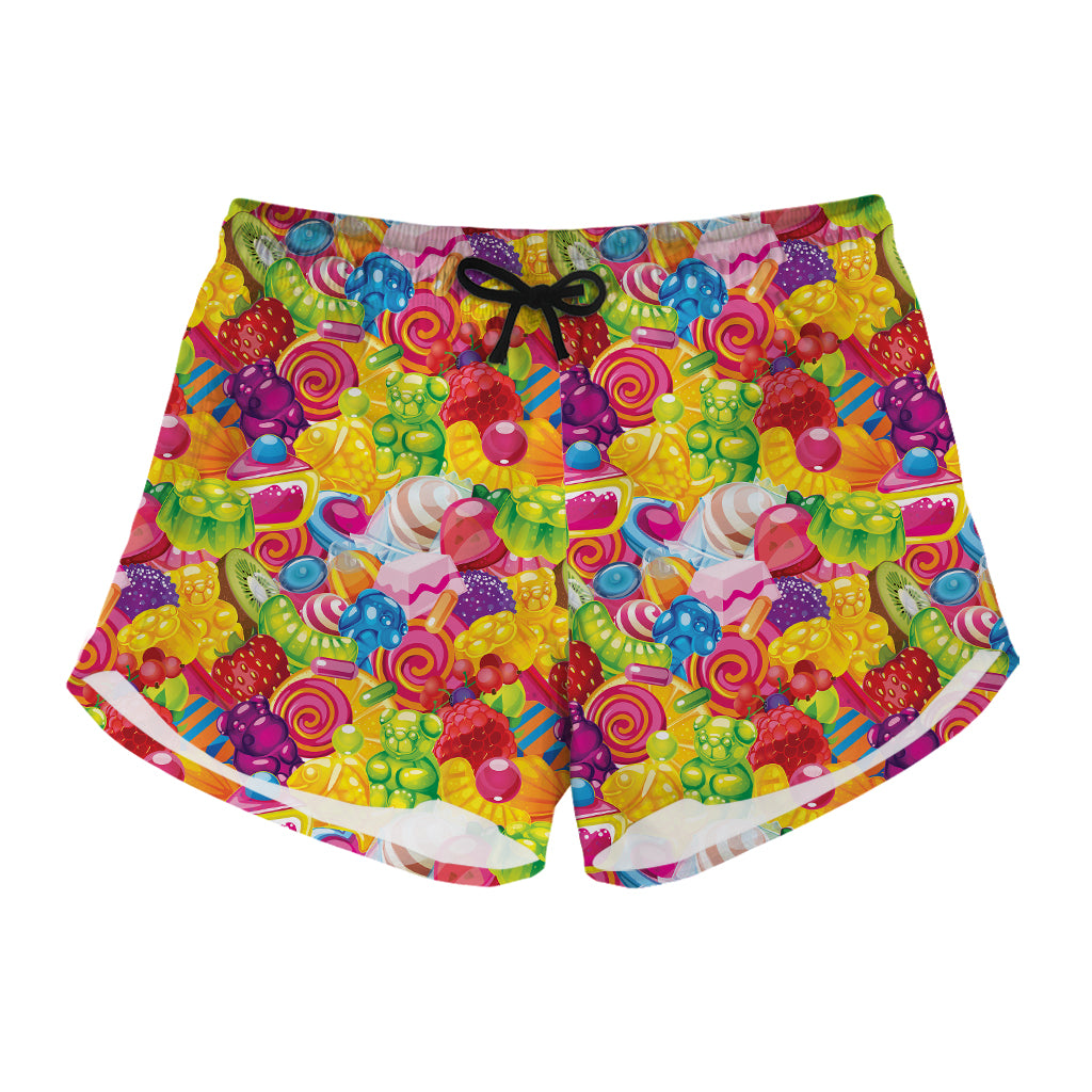 Candy And Jelly Pattern Print Women's Shorts