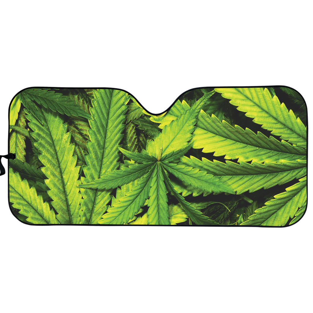 Cannabis Texture Print Car Sun Shade