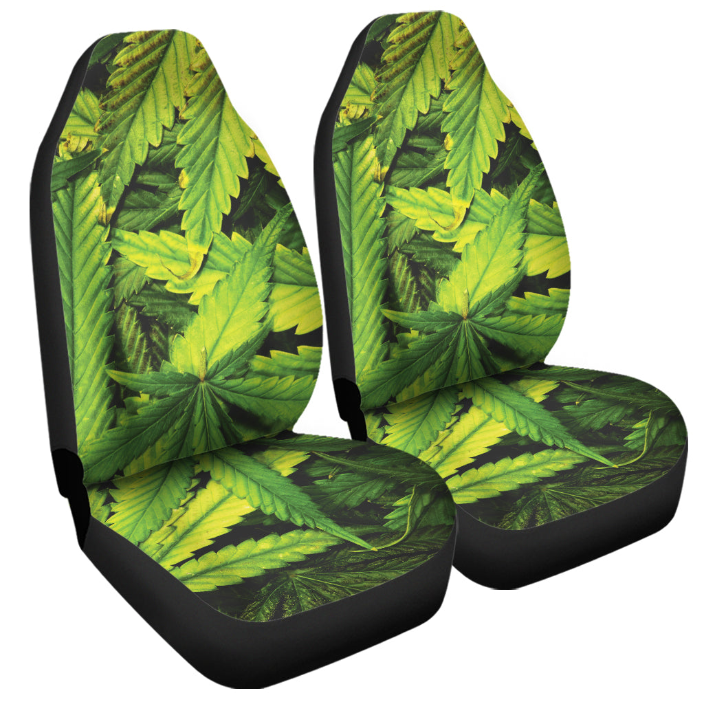 Cannabis Texture Print Universal Fit Car Seat Covers