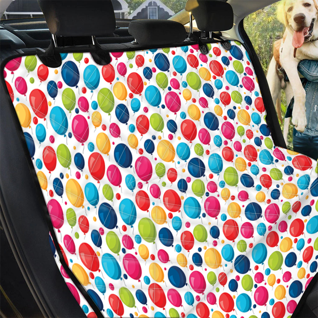 Cartoon Balloon Pattern Print Pet Car Back Seat Cover