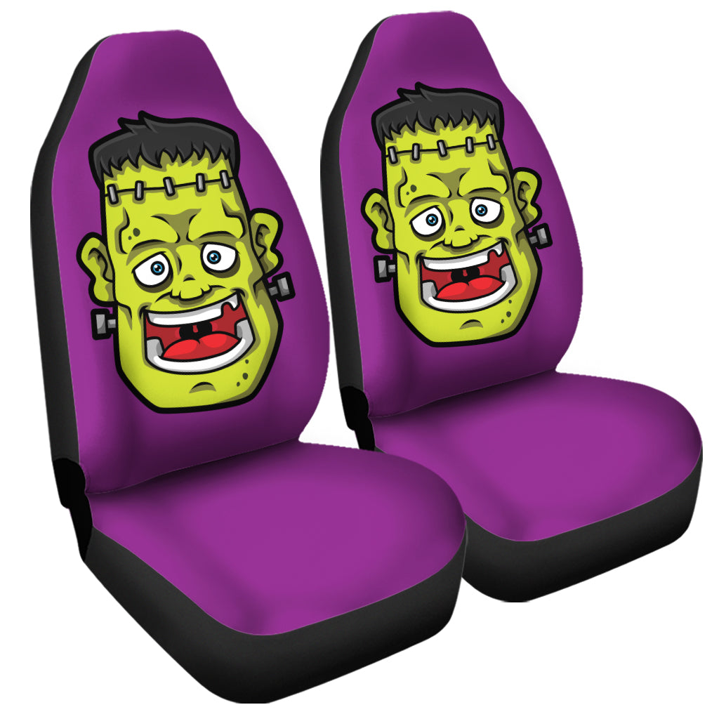 Cartoon Frankenstein Print Universal Fit Car Seat Covers