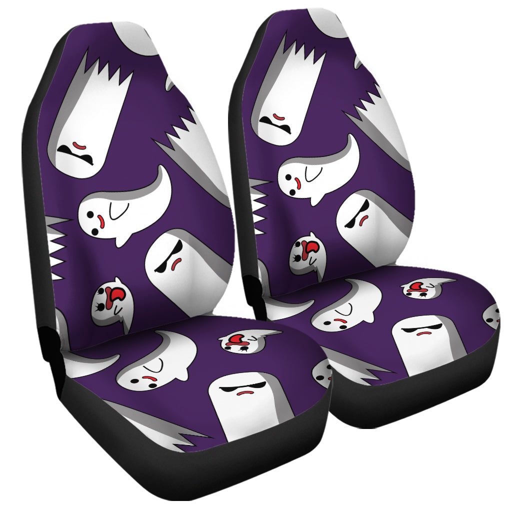 Cartoon Ghost Pattern Print Universal Fit Car Seat Covers