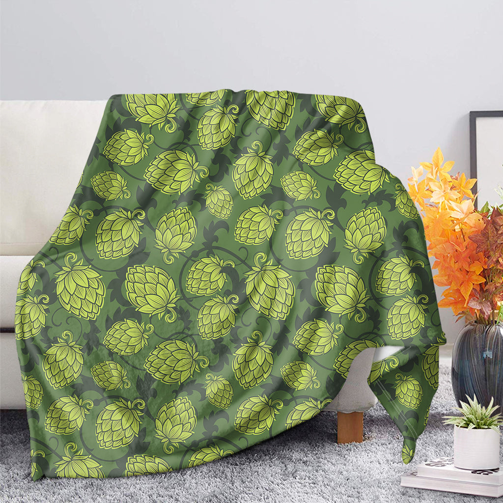 Cartoon Hop Cone Pattern Print Blanket