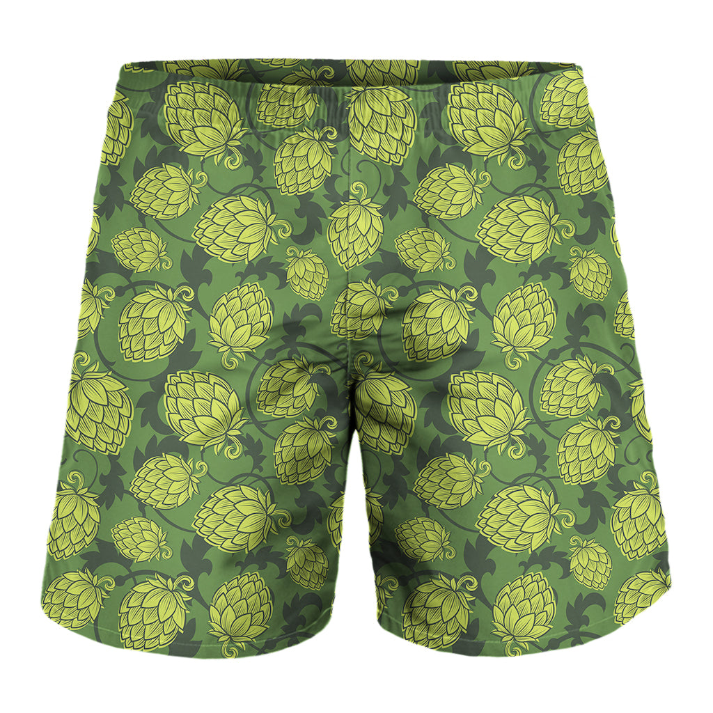 Cartoon Hop Cone Pattern Print Men's Shorts