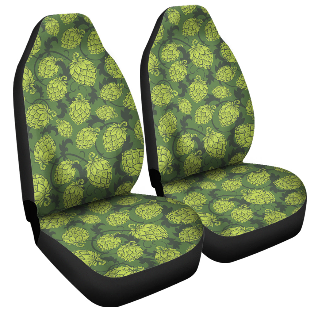 Cartoon Hop Cone Pattern Print Universal Fit Car Seat Covers