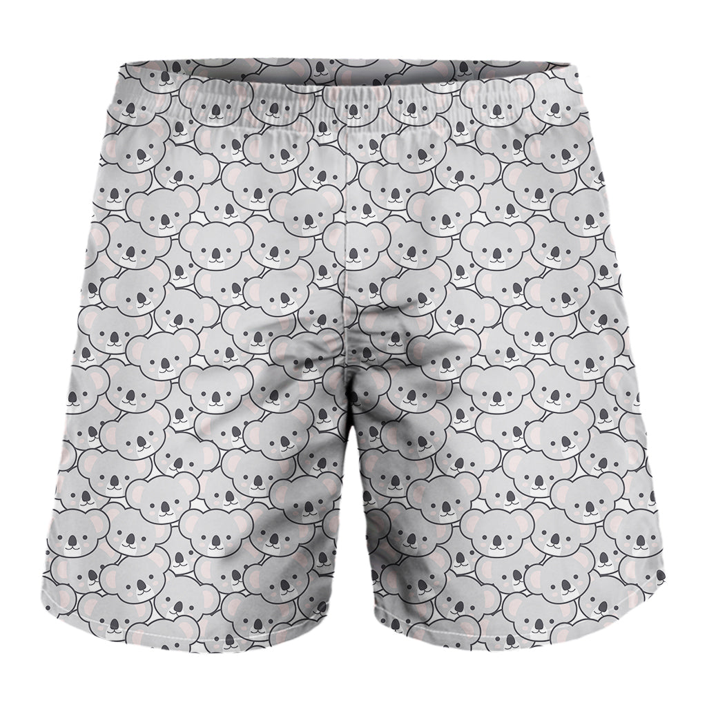 Cartoon Koala Pattern Print Men's Shorts