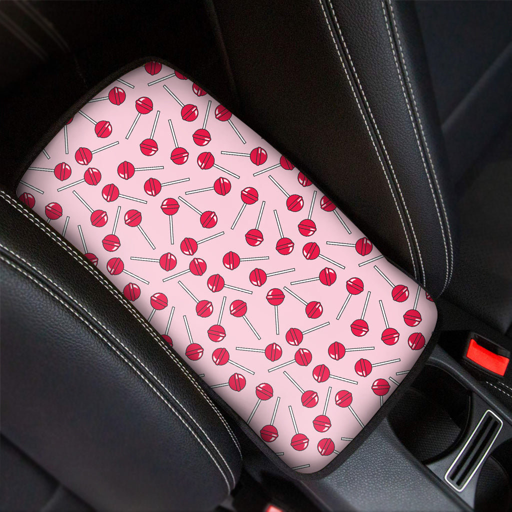 Cartoon Lollipop Pattern Print Car Center Console Cover