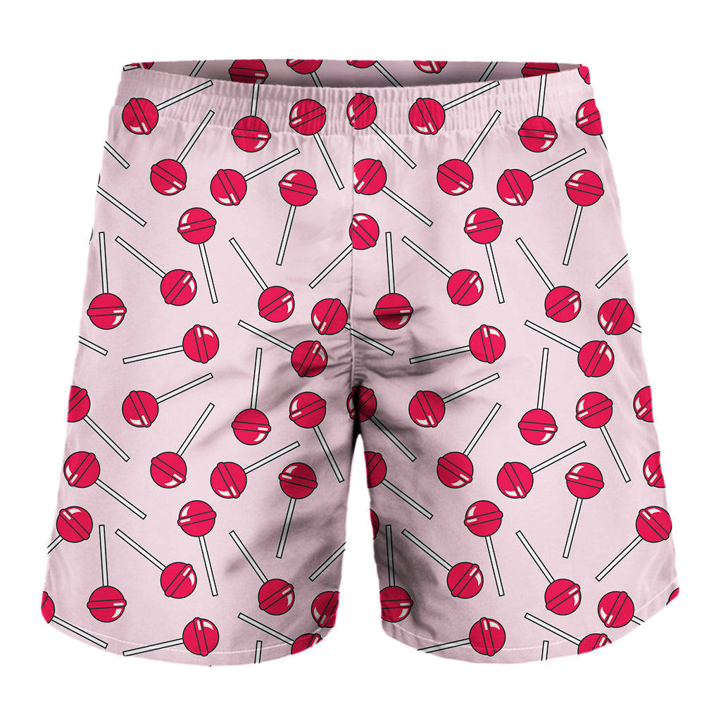 Cartoon Lollipop Pattern Print Men's Shorts