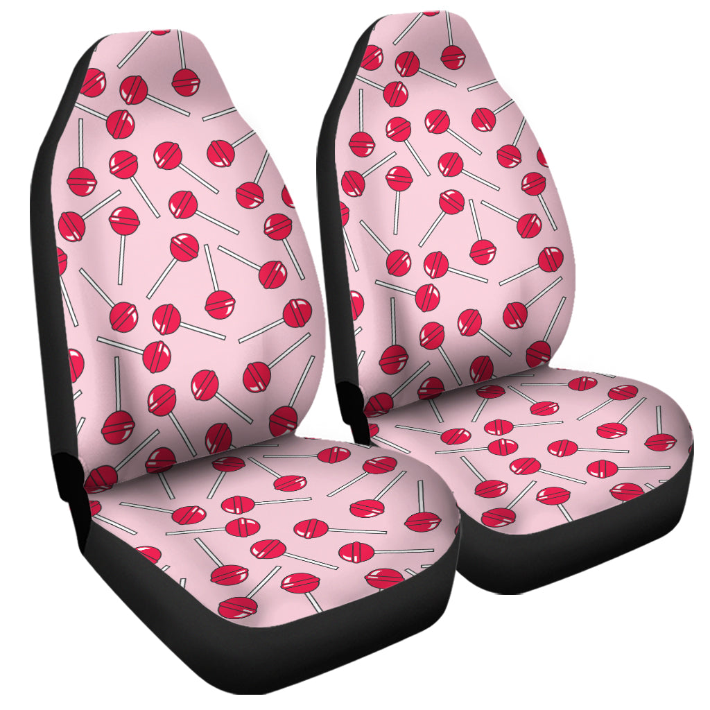 Cartoon Lollipop Pattern Print Universal Fit Car Seat Covers