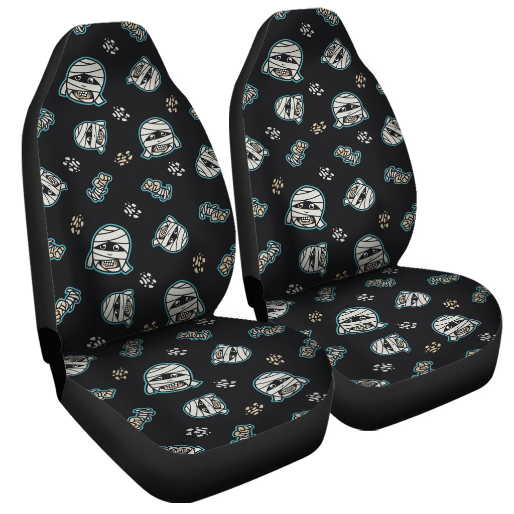 Cartoon Mummy Pattern Print Universal Fit Car Seat Covers