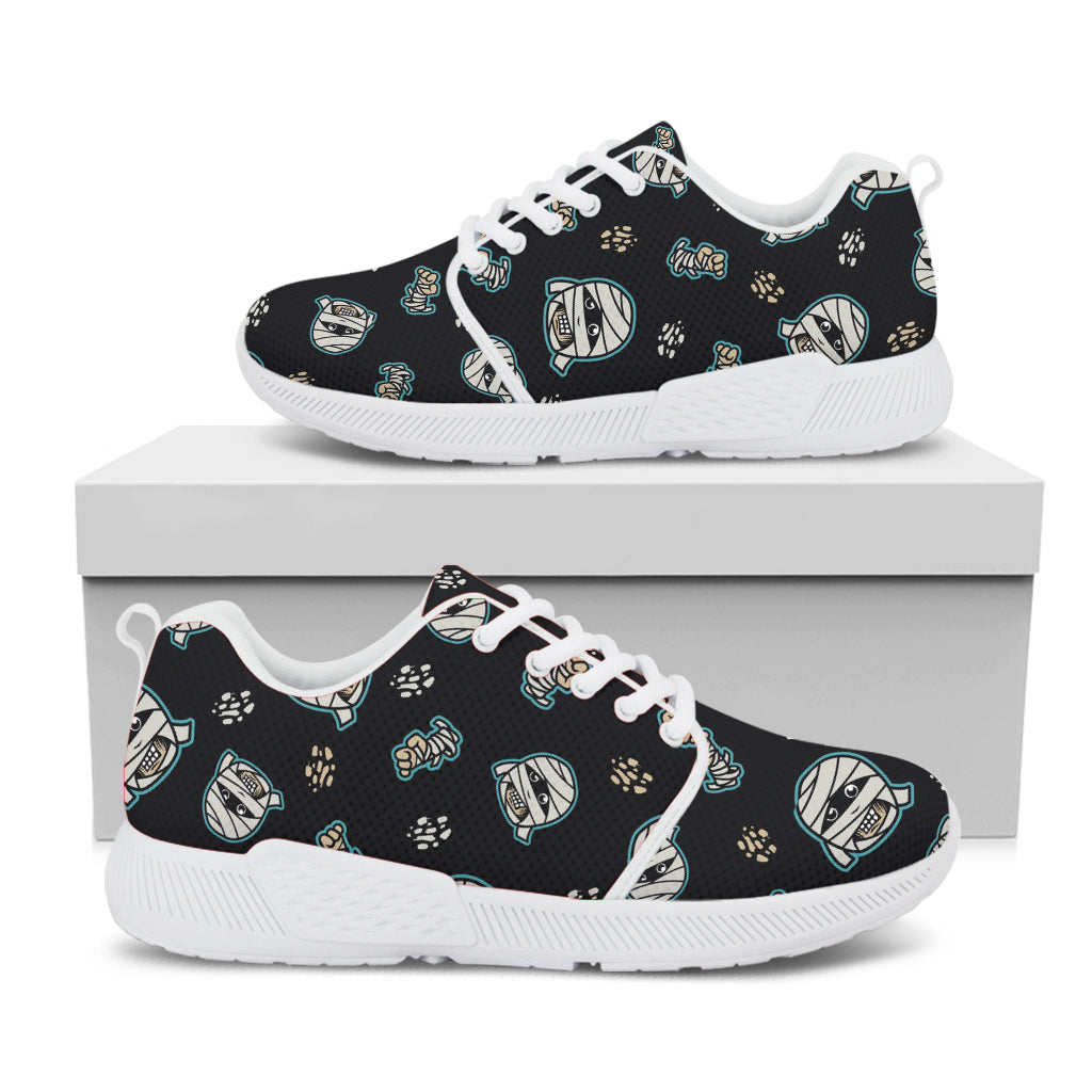 Cartoon Mummy Pattern Print White Athletic Shoes