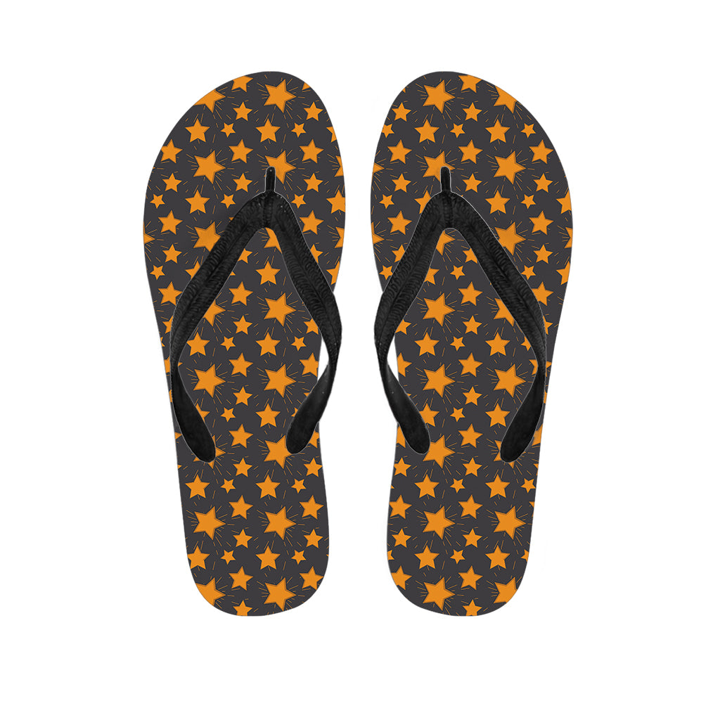 Cartoon Star Pattern Print Flip Flops