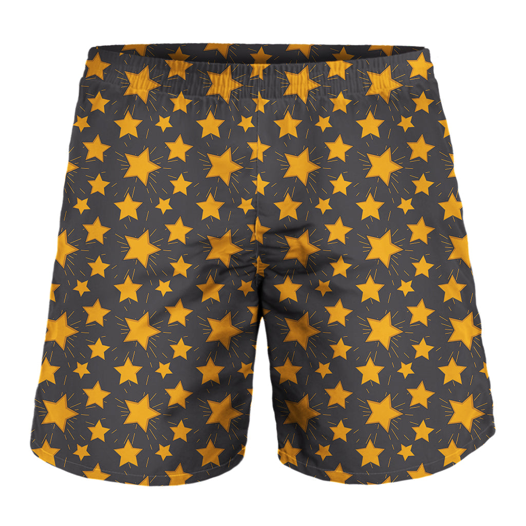 Cartoon Star Pattern Print Men's Shorts