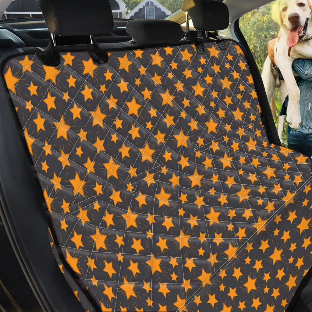 Cartoon Star Pattern Print Pet Car Back Seat Cover