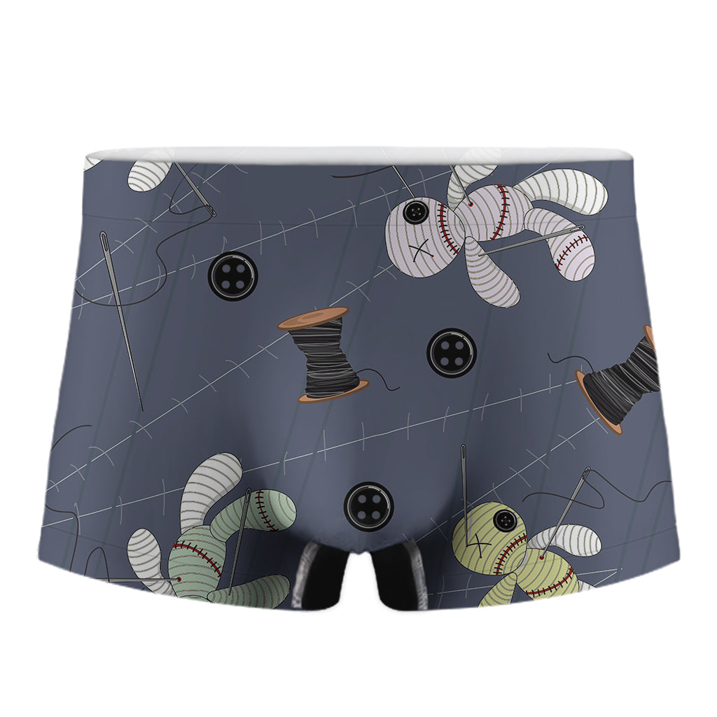 Cartoon Voodoo Doll Print Men's Boxer Briefs