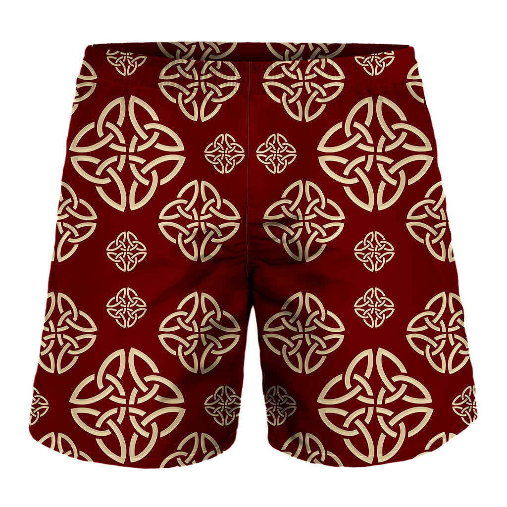 Celtic Knot Symbol Pattern Print Men's Shorts