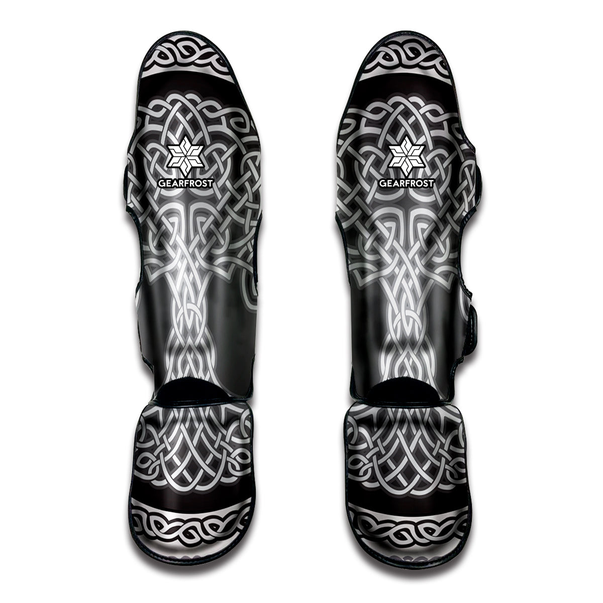 Celtic Knot Tree Of Life Print Muay Thai Shin Guards