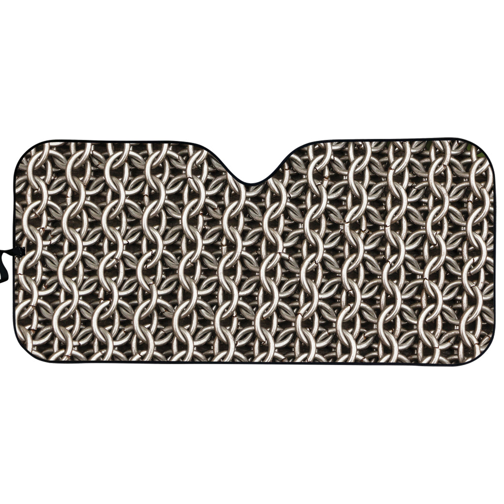 Chainmail Ring Print Car Sun Shade