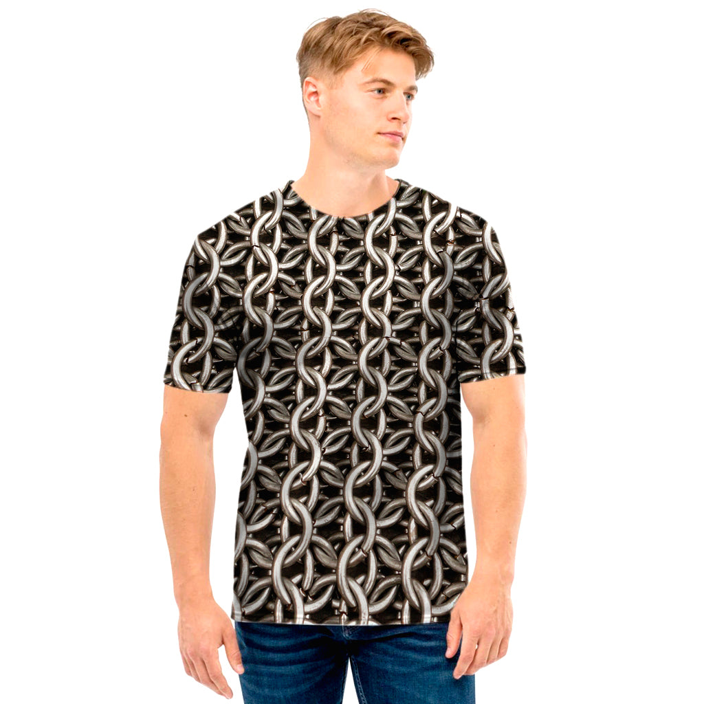 Chainmail Ring Print Men's T-Shirt