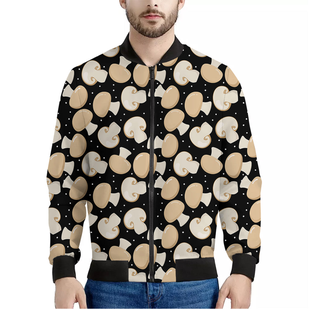 Champignon Mushroom Pattern Print Men's Bomber Jacket