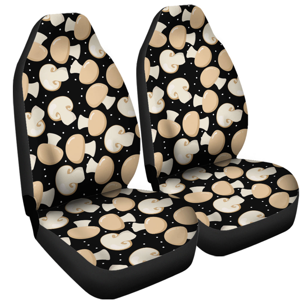 Champignon Mushroom Pattern Print Universal Fit Car Seat Covers