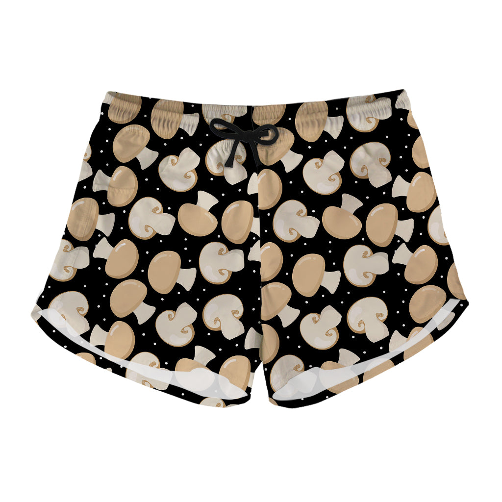 Champignon Mushroom Pattern Print Women's Shorts