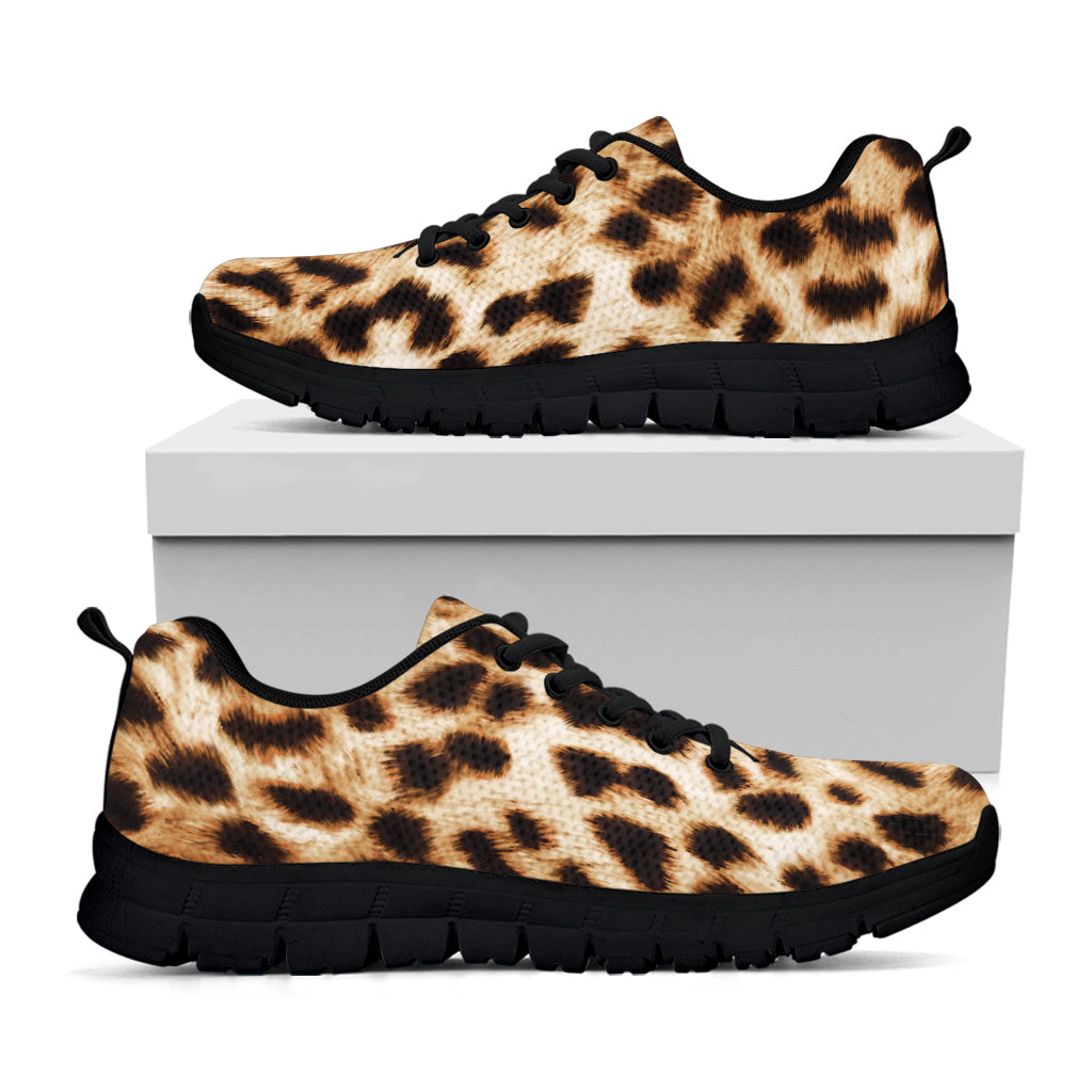 Cheetah Print Black Sneakers