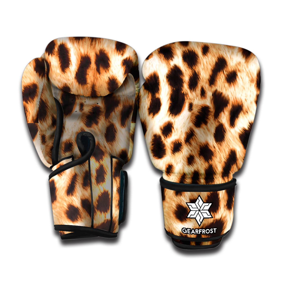 Cheetah Print Boxing Gloves